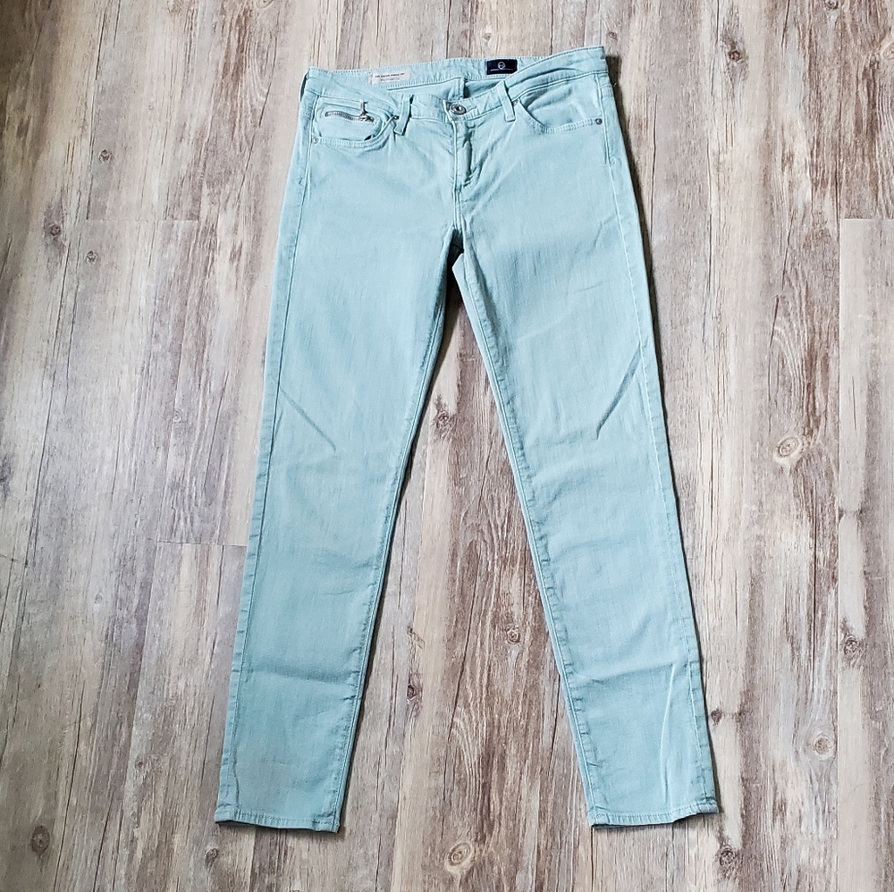 Adriano Goldschmied mint green jeans